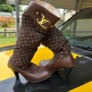 Louis Vuitton Brown Women's Boots